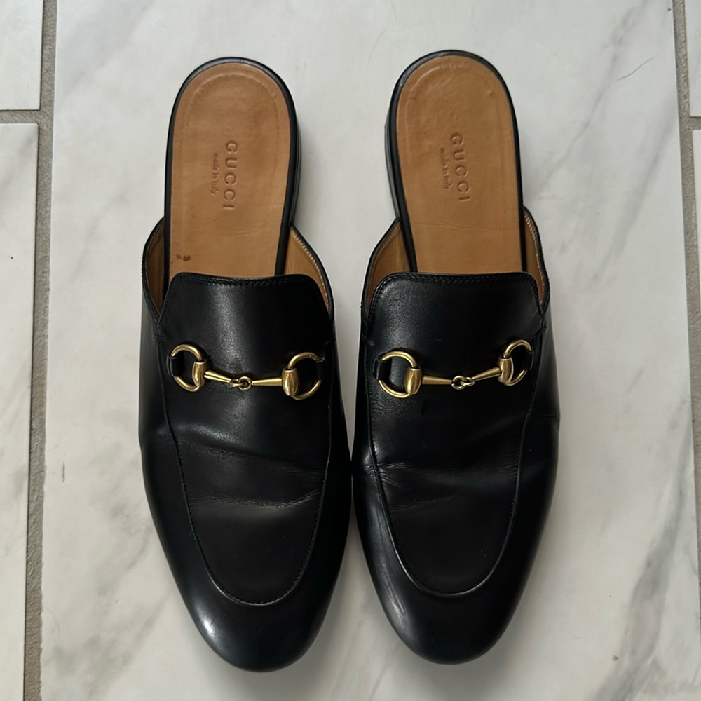 Gucci Princetown Loafers - Black